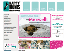 Tablet Screenshot of happyhounds.net